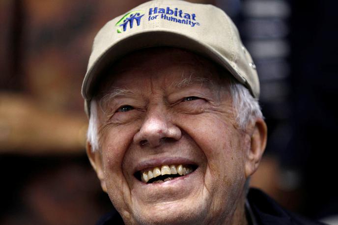 Jimmy Carter | James Earl Carter se je rodil 1. oktobra 1924 v kraju Plains v Georgii. Bil je prvi ameriški predsednik, ki je bil rojen v pravi bolnišnici. | Foto Reuters