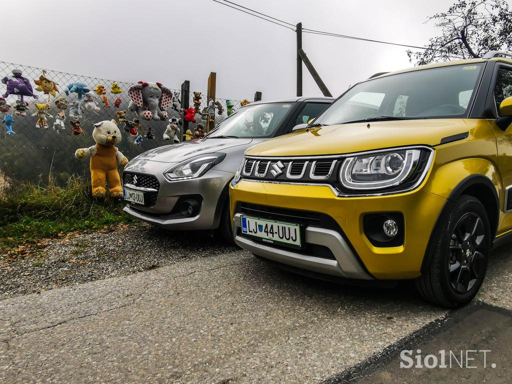 Suzuki swift in suzuki ignis 4x4