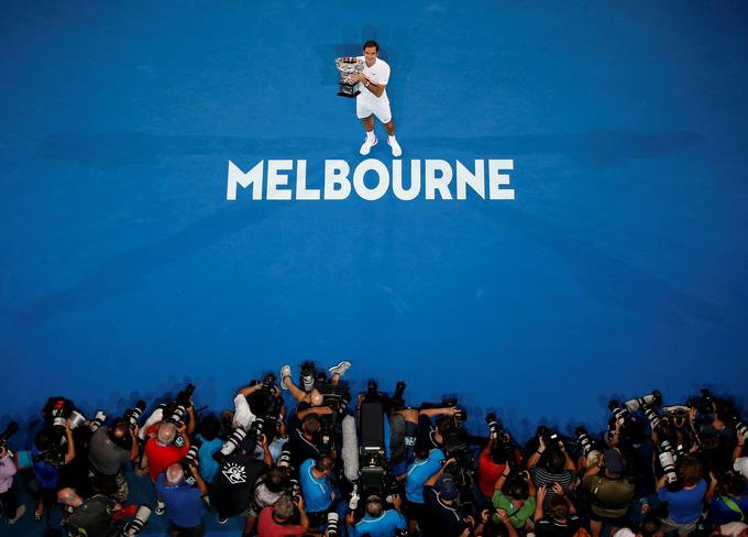 OP Avstralije Melbourne Roger Federer 2018 | Foto: Reuters