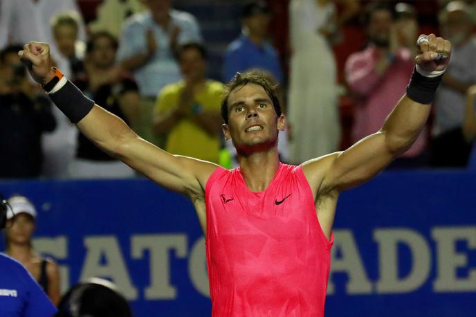 Rafael Nadal | Rafael Nadal je v polfinalu turnirja v Mehiki ugnal Grigorja Dimitrova. | Foto Reuters