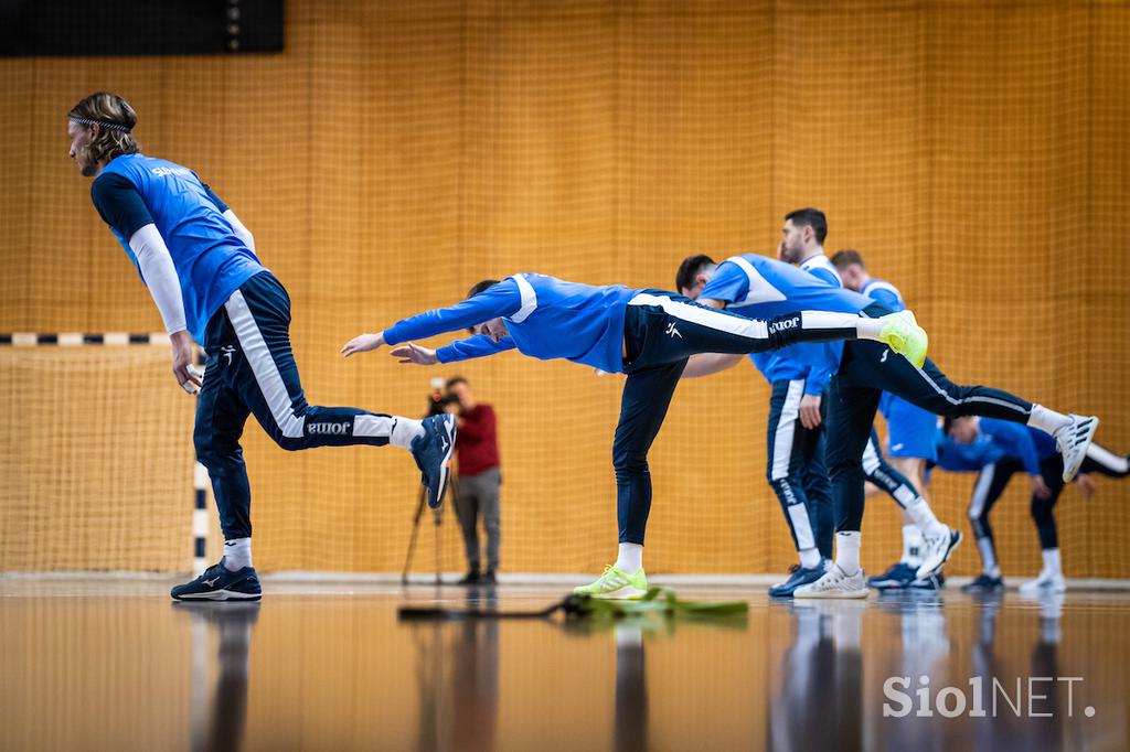 slovenska rokometna reprezentanca trening