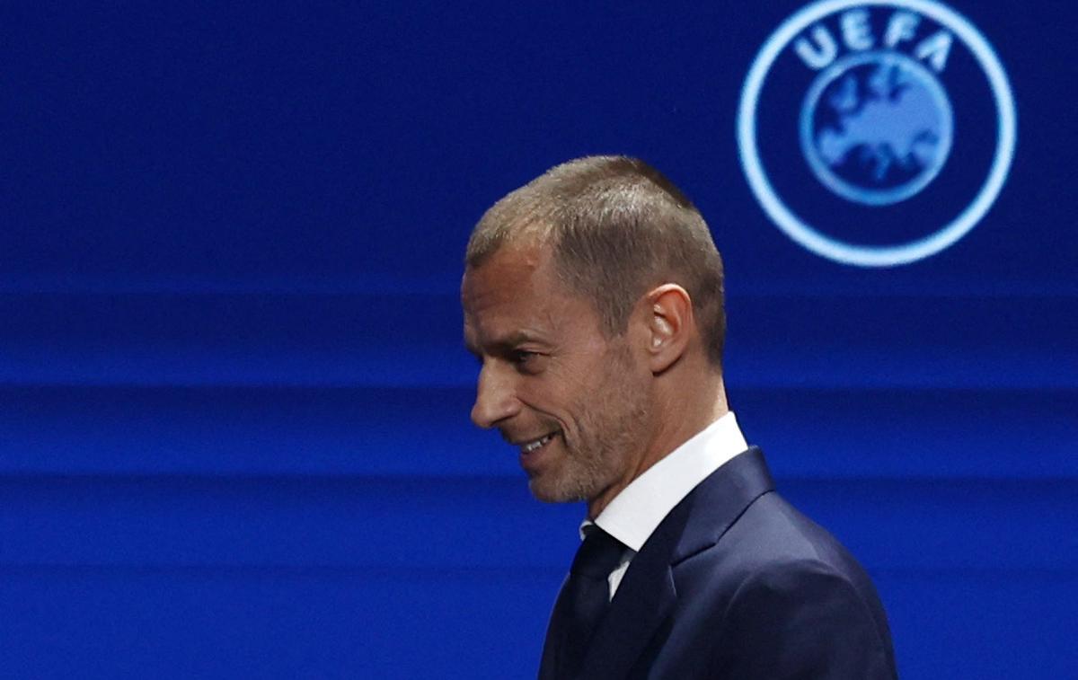 Uefa Aleksander Čeferin | Aleksander Čeferin je danes v Lizboni nastopil nov mandat na čelu Uefe. | Foto Reuters