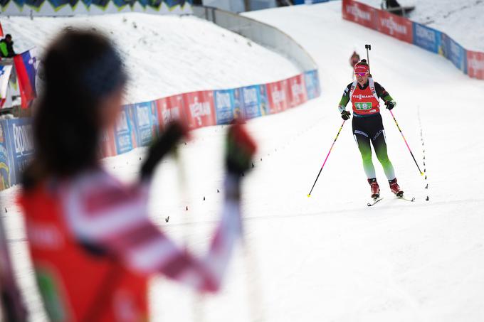 Njena prva tekma svetovnega pokala med posameznicami je bil šprint v Hochfilznu v sezoni 2014/15. | Foto: Peter Podobnik/Sportida