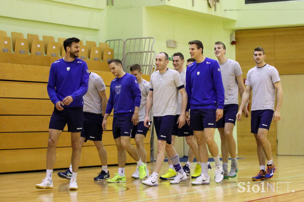 slovenska odbojkarska reprezentanca Kranjska Gora trening