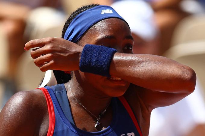 Coco Gauff je ostala brez preboja med osem najboljših. | Foto: Reuters