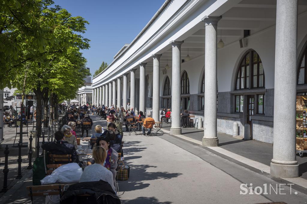 Odprtje gostinskih teras v Ljubljani