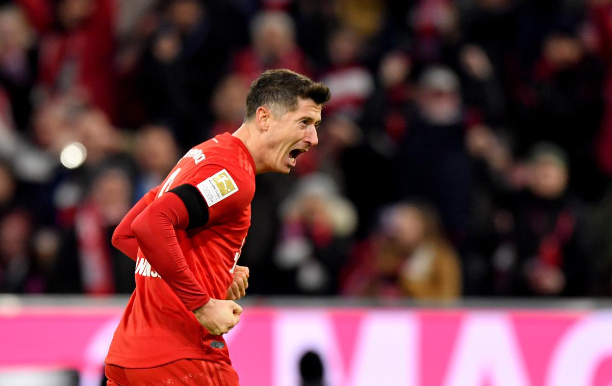 Robert Lewandowski | Robert Lewandowski je že pri 25 prvenstvenih golih v tej sezoni in je z naskokom prvi strelec lige. | Foto Getty Images