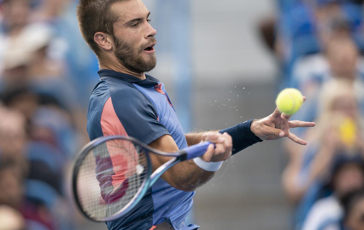 Borna Ćorić | Borna Čorić je izločil Arthurja Rinderknecha. | Foto Reuters