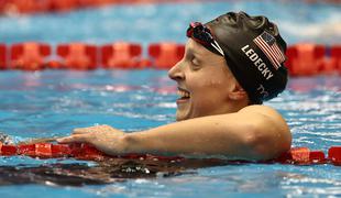 Katie Ledecky z novo zlato medaljo skočila na tretje mesto olimpijske zgodovine