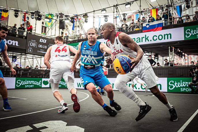 Košarka 3x3: Slovenija - Poljska | Slovenski košarkarji 3x3 imajo zadnjo priložnost za olimpijsko vozovnico. | Foto FIBA