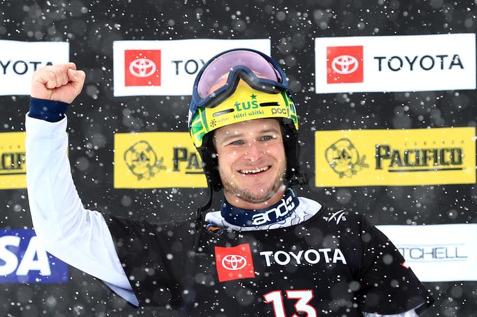 Tim Mastnak Park City 2019 | Tim Mastak je na svetovnem prvenstvu v Park Cityju dosegel uspeh kariere - 2. mesto v paralelnem veleslalomu.  | Foto Getty Images