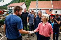 Ursula von der Layen, poplave v Sloveniji