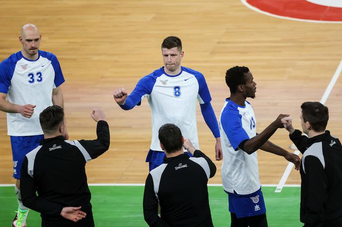 Cedevita Olimpija - Rogaška | Košarkarji Rogaške so po preobratu za točko ugnali Podčetrtek, pri katerem je z 41 točkami in indeksom 47 blestel Simo Atanacković. | Foto Vid Ponikvar