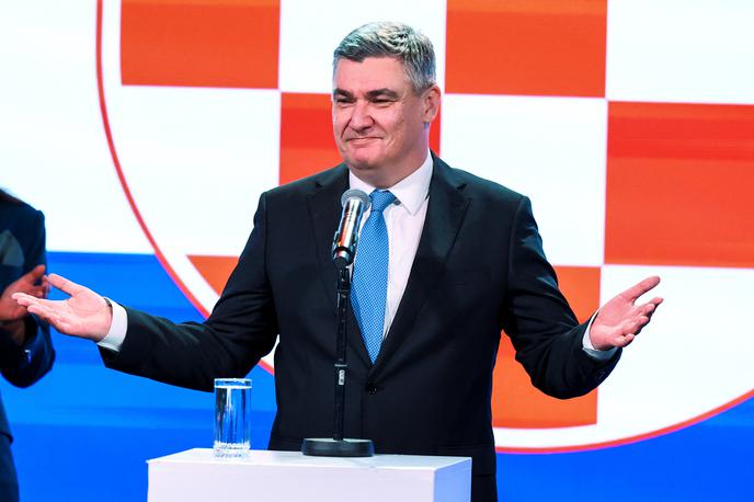 Zoran Milanović | Zoran Milanović je bil v nedeljo vnovič izvoljen za hrvaškega predsednika. In to s praktično plebiscitarno večino. A kampanja je vse preveč spominjala na komedijo zmešnjav. | Foto Reuters