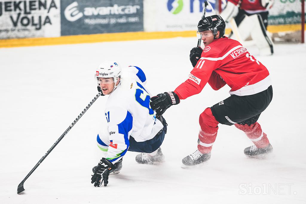 slovenska hokejska reprezentanca : Avstrija, pripravljalni turnir, Podmežakla