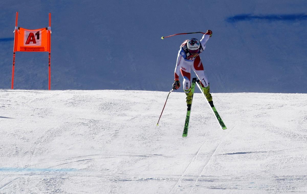 Urs Kryenbühl | Urs Kryenbühl se je hudo ponesrečil že lani v Kitzbühelu. | Foto Reuters