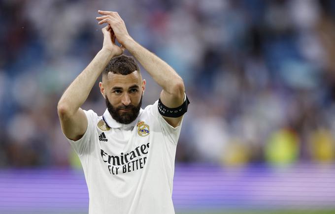 Karim Benzema je postal drugi najboljši strelec v zgodovini Real Madrida. | Foto: Reuters