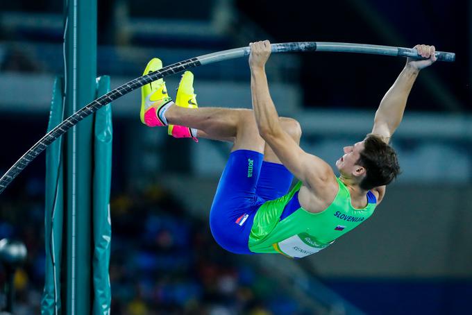 "Nekih tehničnih težav nisem čutil. Višina 5,60 metra za finale olimpijskih iger ni nekaj strašnega, velikokrat sem jo preskočil v prvem poskusu in to res zaboli." | Foto: Stanko Gruden, STA