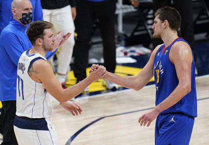 Luka Dončić Nikola Jokić sta v končnici oba dosegla po 43 točk. | Foto: Guliverimage/Vladimir Fedorenko