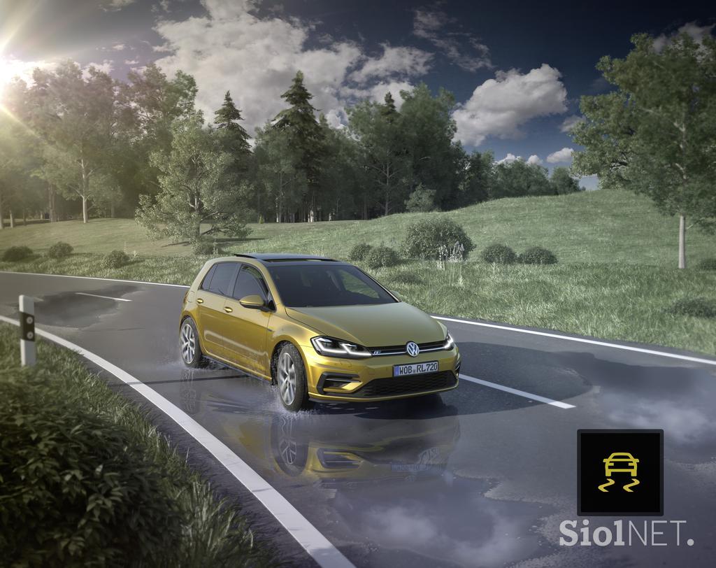 Prenovljeni Volkswagen golf - varnostni asistenčni sistemi