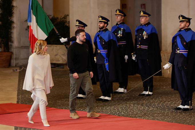 Giorgia Meloni, Volodimir Zelenski | Foto: Reuters