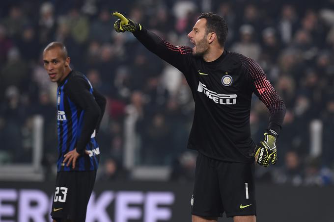 Inter Samirja Handanovića je v serie A na visokem tretjem mestu. | Foto: Getty Images