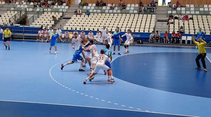 Slovenska rokometna reprezentanca je za en gol izgubila četrfinalno bitko s Hrvati. | Foto: Simon Kavčič