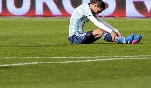 Hud spodrsljaj Argentine, ki ne more brez Messija, in veselje v Braziliji