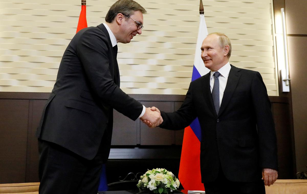 vučić | Srbski predsednik Aleksandar Vučić in ruski predsednik Vladimir Putin | Foto Reuters