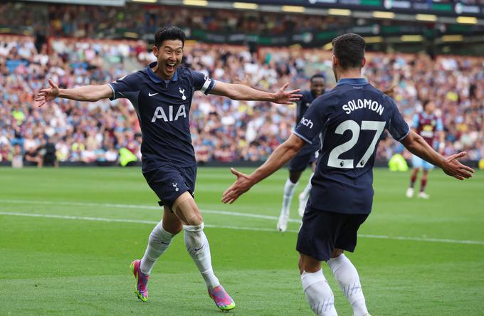 Son Heung-min je dosegel hat-trick. | Foto: Reuters