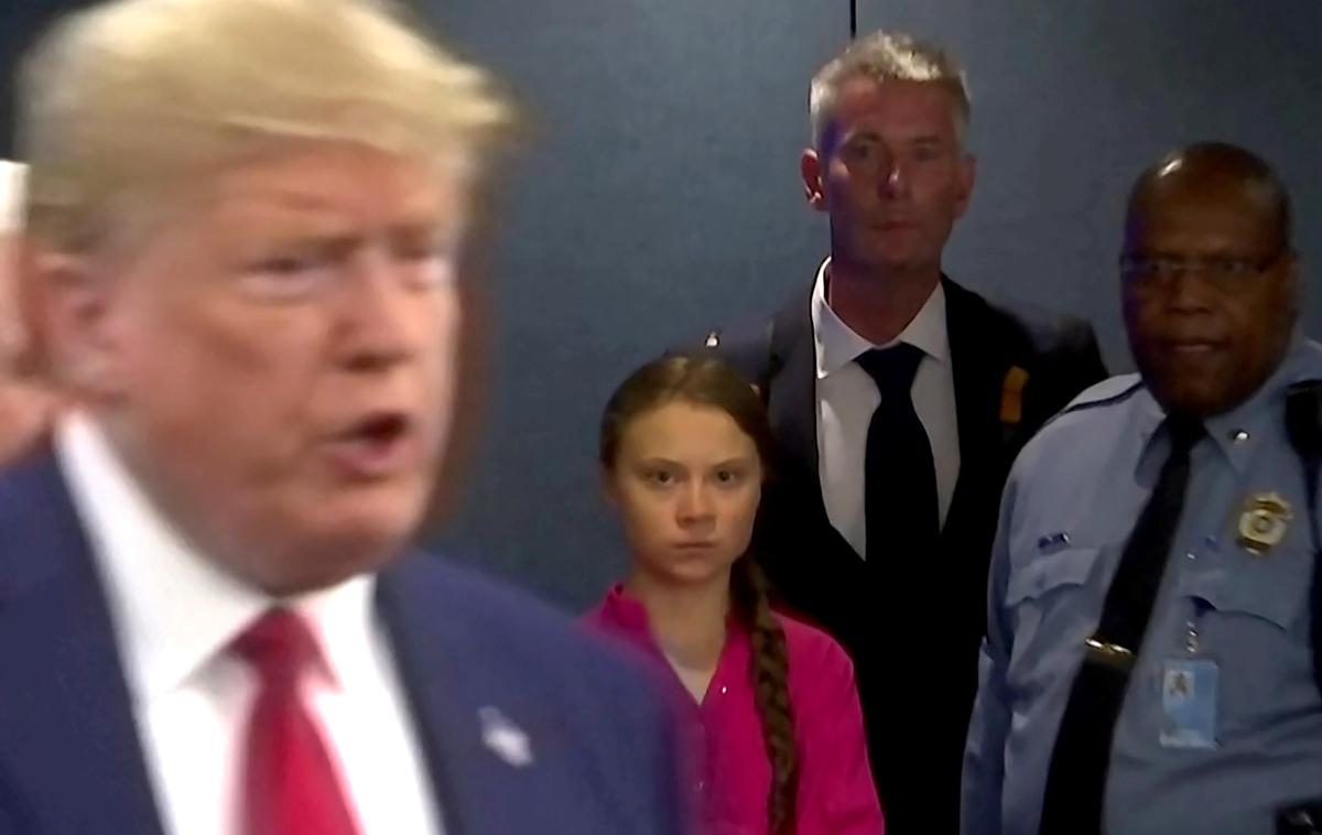 Donald Trump Greta Thunberg | Foto Reuters