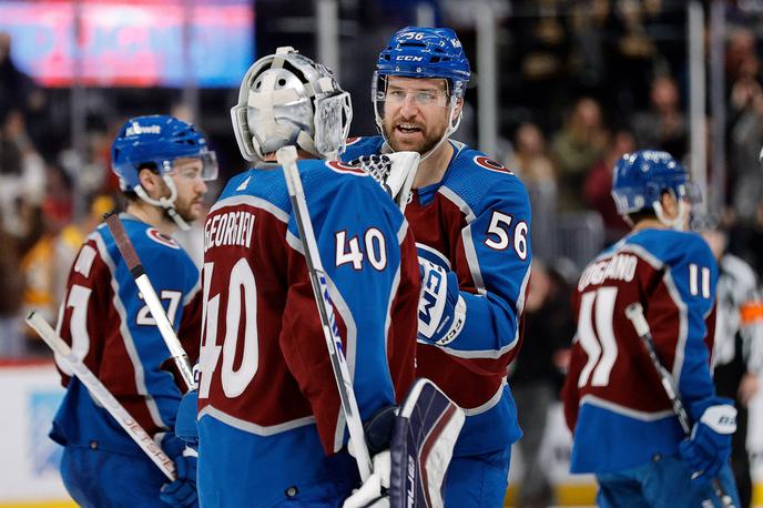 Colorado Avalanche | Hokejisti Colorado Avalanche so s kar 3:0 ugnali branilce naslova Vegas Golden Knights. | Foto Reuters