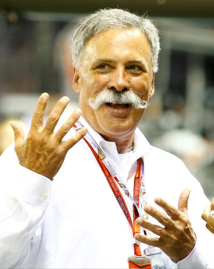 To je novi vodja tekmovanja formule ena 62-letni Američan Chase Carey. | Foto: Reuters