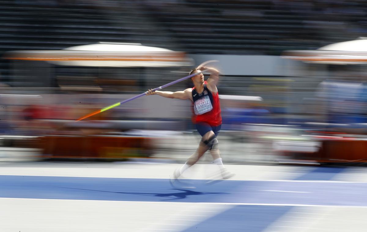 Vedran Samac | Vedran Samac je postavil nov srbski državni rekord v metu kopja, a tega verjetno ne bodo priznali. | Foto Reuters