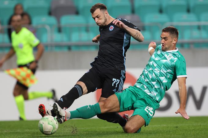 konfernečna liga NK Olimpija Slovan Bratislava | Foto: www.alesfevzer.com