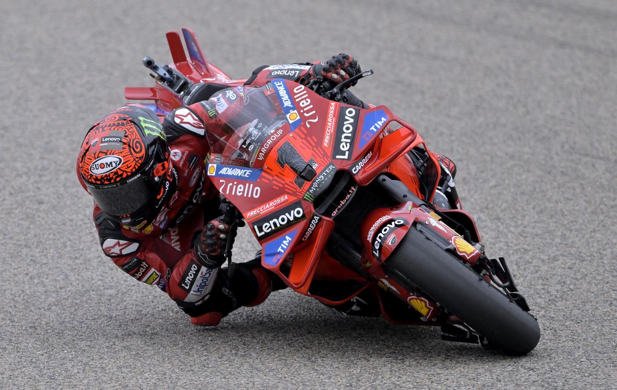 motoGP Francesco Bagnaia Ducati | Francesco Bagnaia je bil najhitrejši. | Foto Reuters