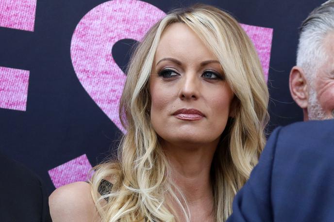 Stormy Daniels | Donaldu Trumpu bodo v petek izrekli kazen zaradi ponarejanja poslovnih dokumentov za plačilo pornografski igralki Stormy Daniels za molk o njunem spolnem odnosu. Na fotografiji: Stormy Daniels (njeno pravo ime je Stephanie A. Gregory Clifford). | Foto Guliverimage