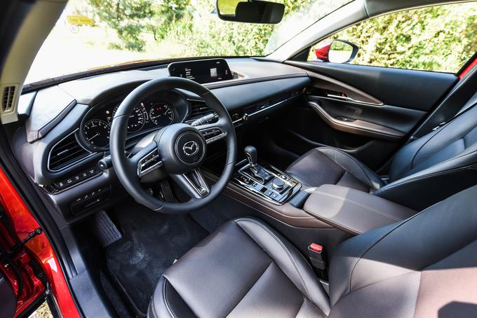 Bolj kakovostne in intuitivne potniške kabine v razredu ni. Materiali so na vrhunski ravni, večopravilna enota pozna tudi apple carplay. | Foto: Gašper Pirman