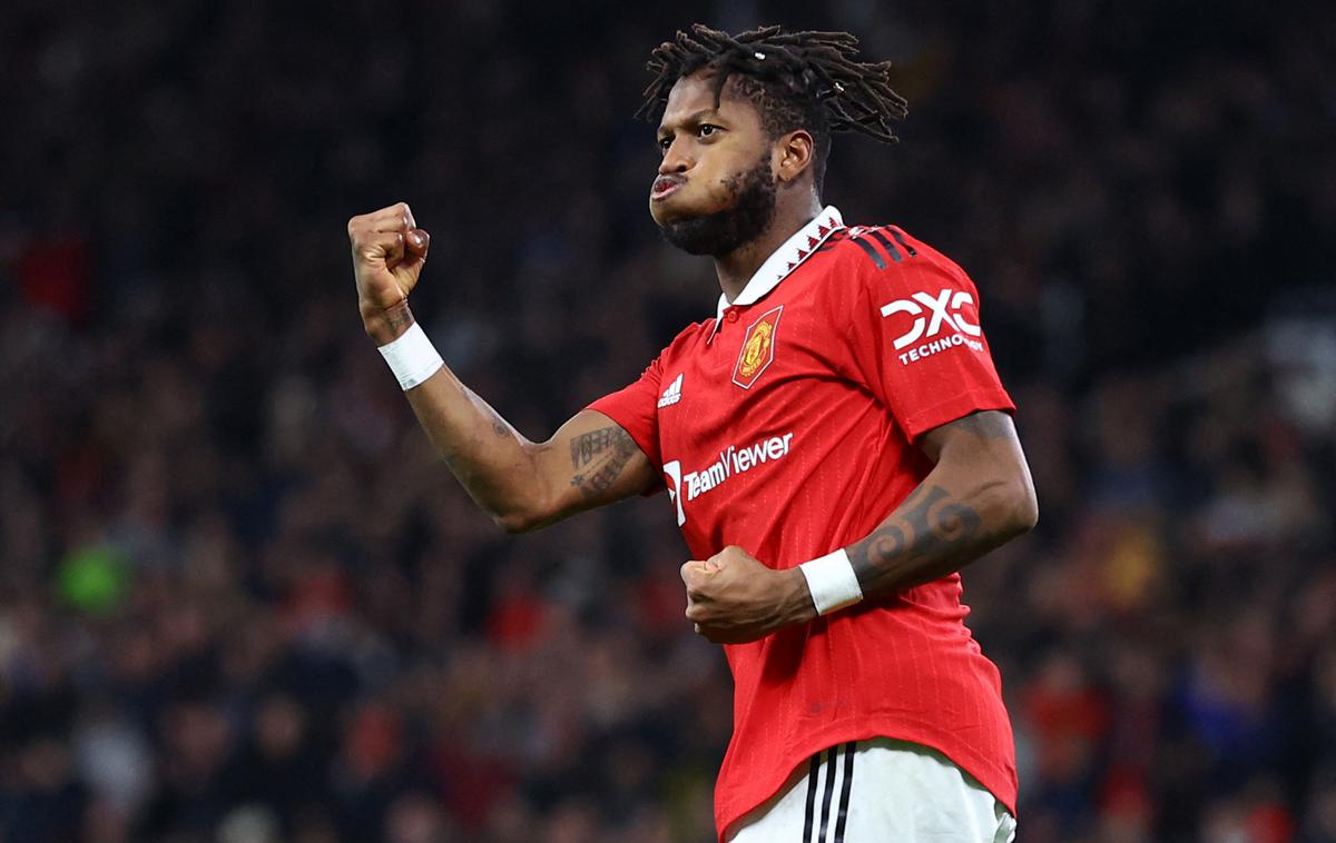 Manchester United Fred | Fred je po podaji Bruna Fernandesa v drugi minuti drugega polčasa vrnil United v igro za napredovanje. | Foto Reuters