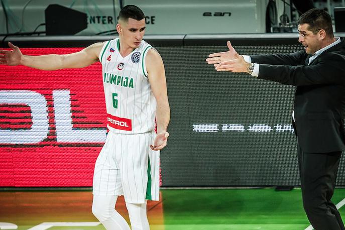 Petrol Olimpija, Promitheas Patras, liga prvakov | Trener Saša Nikitović je bil zadovoljen z igro v prvem polčasu, ne pa z napadom v tretji četrtini, ko se je tekma lomila. | Foto Vid Ponikvar/Sportida