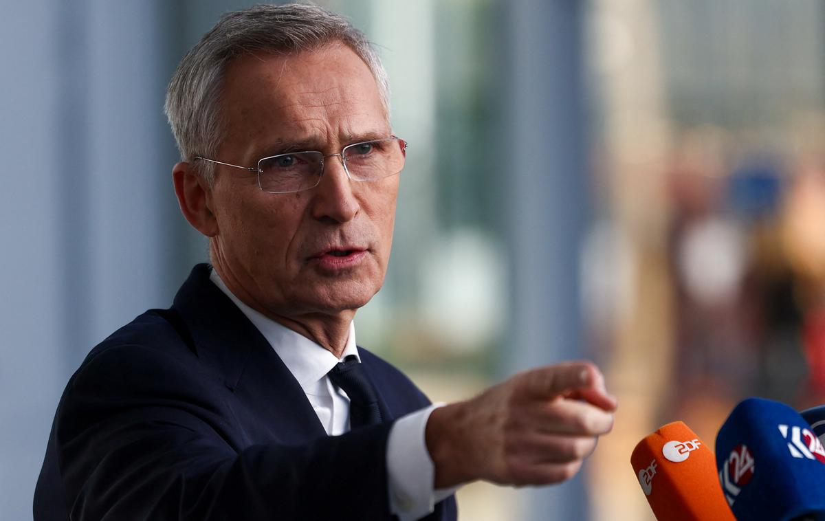 Jens Stoltenberg v Bruslju | Ofenziva je glede na navedbe Stoltenberga presenetila tudi zaveznike Kijeva, saj Ukrajina svojih načrtov ni vnaprej predstavila Natu. | Foto Reuters