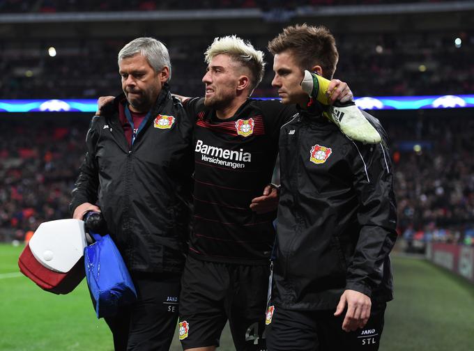 Kevin Kampl je poškodovan in je že končal nastopanje v letošnjem letu. | Foto: Guliverimage/Getty Images