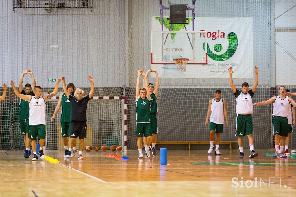 trening slovenska košarkarska reprezentanca Zreče