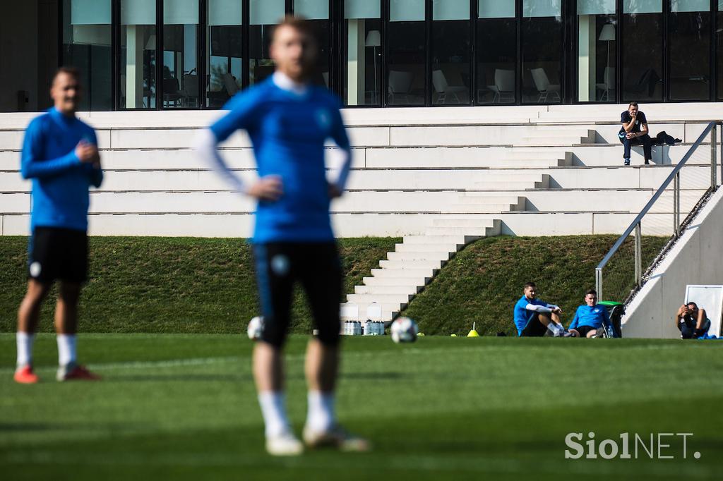 Slovenska nogometna reprezentanca Trening Brdo