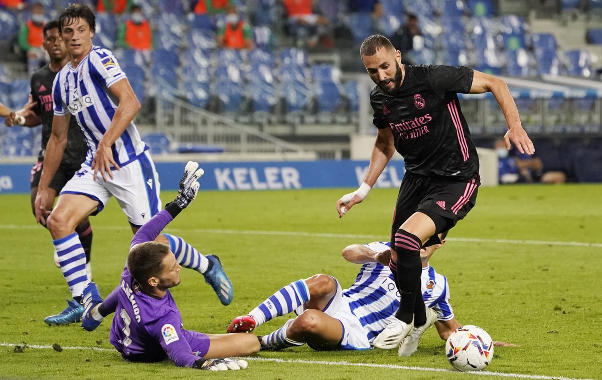 Real Madrid Benzema | Francoz Karim Benzema se na gostovanju v Baskiji ni vpisal med strelce. | Foto Reuters