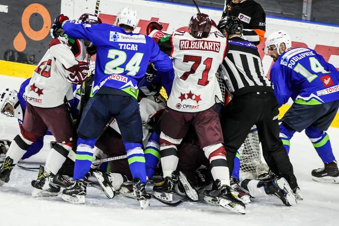 slovenska hokejska reprezentanca Latvija EIHC | Foto HZS/Drago Cvetanovič