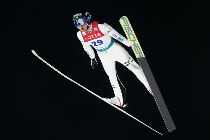 Akito Watabe je postal prvi tekmovalec, ki ne prihaja iz Nemčije in je zmagal na tekmi v tej sezoni. | Foto: Guliverimage/Getty Images