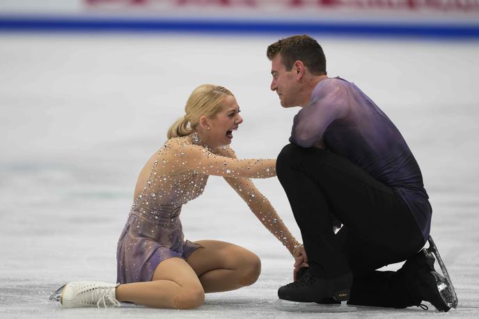 Alexa Knierim in Brandon Frazier | Američana Alexa Knierim in Brandon Frazier sta svetovno prvenstvo končala v solzah. Solzah sreče. | Foto Guliverimage