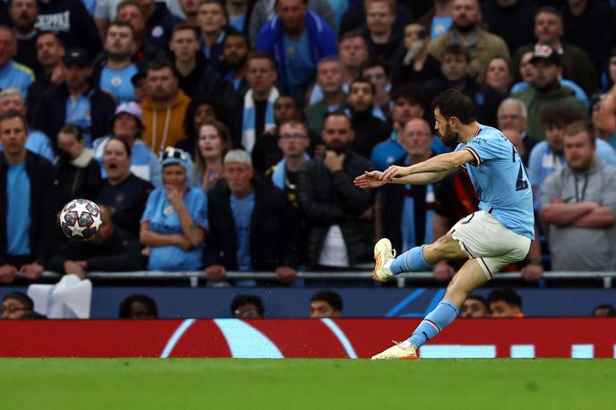 Manchester City polfinale  Bernardo Silva |  Bernardo Silva je v 23. minuti kronal premoč Manchestra v uvodnem delu tekme na Etihadu. | Foto Reuters