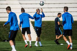 Slovenska nogometna reprezentanca Trening Brdo